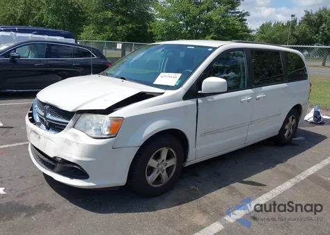 2012 Dodge Grand Caravan Sxt from USA, damaged, VIN 2C4RDGCG9CR329271
